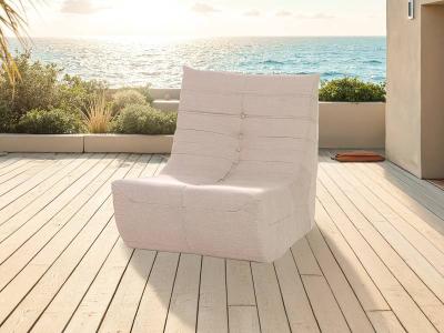 Deko Living Brown Outdoor Compressed Foam Chair - COP30119LST