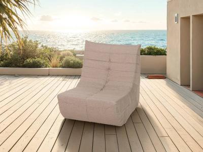 Deko Living Gray Outdoor Compressed Foam Chair - COP30019LST