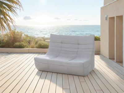 Deko Living Gray Outdoor Compressed Foam Sofa - COP30019SOF