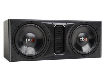 PowerBass 12 Inch Dual Vented Loaded Subwoofer Enclosure - PSWB122