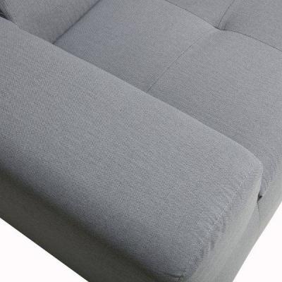 Deko Living 2 Place Seating Gray Compressed Foam Sectional Sofa - CIF50017SET