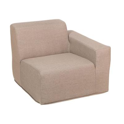 Deko Living 2 Place Seating Brown Compressed Foam Sectional Sofa - CIF50117SET