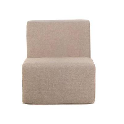 Deko Living Brown Compressed Foam Armless Sectional Sofa Chair - CIF50117ACH