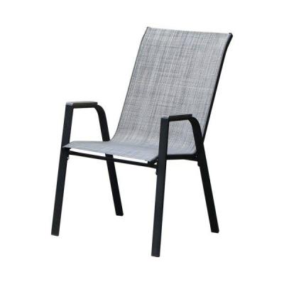 Deko Living 7 Piece Gray Outdoor Dining Chairs and Table Set  - COP30702BLK