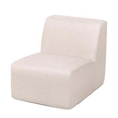 Deko Living Beige Compressed Foam Armless Sectional Sofa Chair - CIF50217ACH