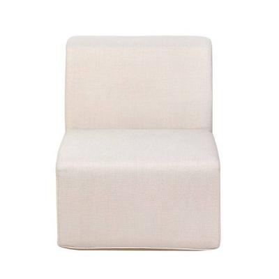 Deko Living Beige Compressed Foam Armless Sectional Sofa Chair - CIF50217ACH