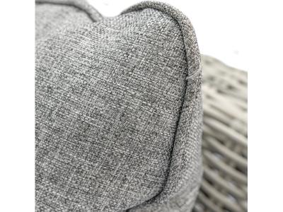 Deko Living 5 Place Seating Gray Outdoor Wicker Sofa and Sofa Chair Set with Table - COP30112