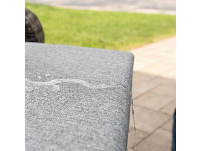 Deko Living 5 Place Seating Gray Outdoor Wicker Sofa and Sofa Chair Set with Table - COP30112