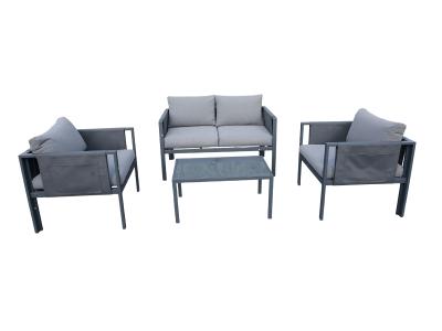 Deko Living 4 Place Seating Outdoor Gray Sofa and Table Set - COP30014