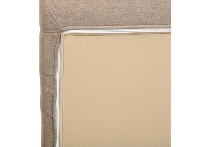 Deko Living 6 Piece Brown Compressed Foam Loveseat Sofa Chairs and Table Set - CIF50119