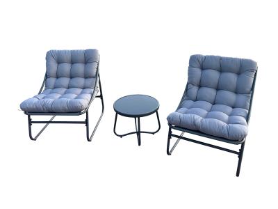 Deko Living Outdoor Modular Bistro Set with Gray Cushion Set - COP20311