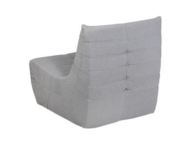 Deko Living 5 Piece Gray Outdoor Compressed Foam Loveseat Sofa Chairs and Table Set - COP30019