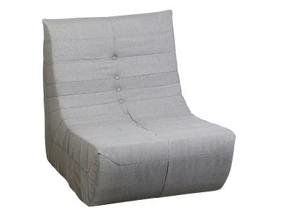 Deko Living 5 Piece Gray Outdoor Compressed Foam Loveseat Sofa Chairs and Table Set - COP30019