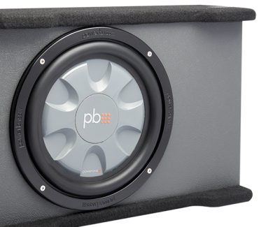 PowerBass 10 Inch Loaded Downfiring Subwoofer Enclosure - PSDF110T