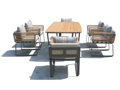 Deko Living Palazzolo 7-Piece Teak Dining Chairs and Table Set - COP30701