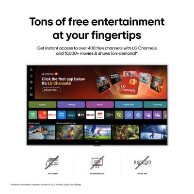 43" LG 43NU700BPUC Class LG Nano 4K UHD AI NU70 Smart TV 2026