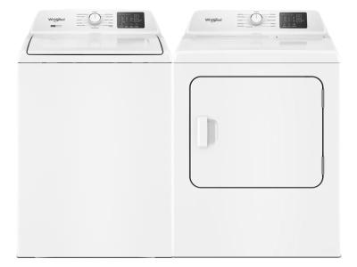 Whirlpool Top Load Washer and 7.0 Cu. Ft. Gas Dryer - WTW4107SW-WGD4105SW