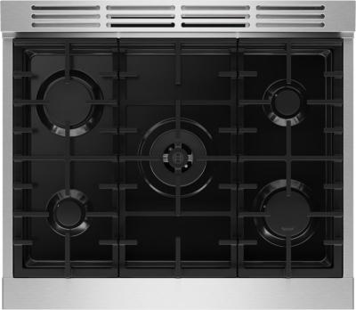 30" Bosch 800 Series Gas Freestanding Range in Stainless Steel - HGS8057UC