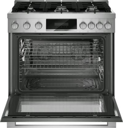 36" Bosch 800 Series Gas Freestanding Range in Stainless Steel - HGS8657UC