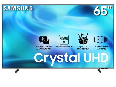 65" Samsung UN65U8000HFXZC Crystal UHD 4K Vision AI Smart TV (2026)