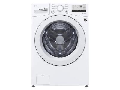 27" LG 5.2 Cu. Ft. Ultra Large Front Load Washer and 7.4 Cu. Ft. Ultra Large Capacity Electric Dryer - WM3400CW-DLE3400W