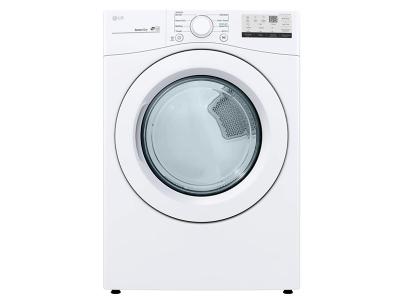27" LG 5.2 Cu. Ft. Ultra Large Front Load Washer and 7.4 Cu. Ft. Ultra Large Capacity Electric Dryer - WM3400CW-DLE3400W