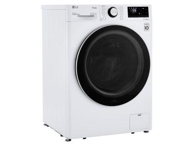 24" LG  2.6 Cu. Ft. Front Load Washer and Front Load Dryer - WM1455HWA-DLHC1455W