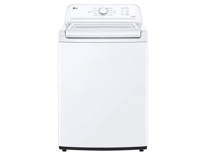 27" LG 4.1 Cu. Ft. Top Load Washer and 7.3 Cu. Ft. Electric Dryer - WT6105CW-DLE6100W