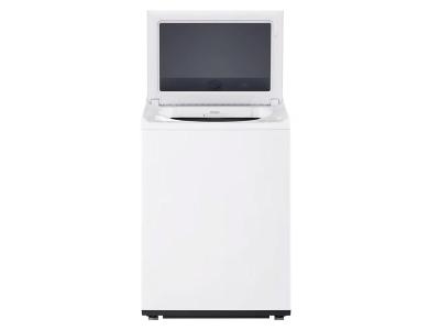 27" LG 5.8 Cu. Ft. Top Load Washer and 7.3 Cu. Ft. Front Load Dryer - WT8200CW-DLE8200W