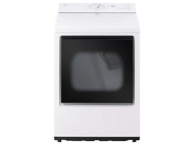 27" LG 5.8 Cu. Ft. Top Load Washer and 7.3 Cu. Ft. Front Load Dryer - WT8200CW-DLE8200W