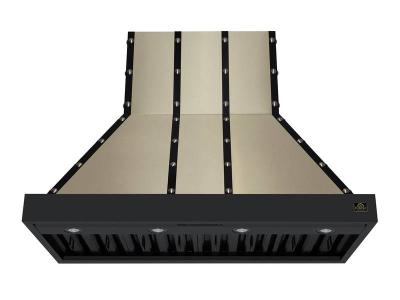 48" Forno Valente Range Hood with 304 CFM - FRHWM5099-48CPBLK