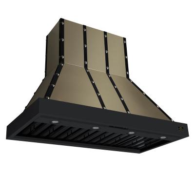 48" Forno Valente Range Hood with 304 CFM - FRHWM5099-48CPBLK