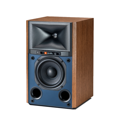 JBL Studio Monitor Powered Bookshelf LoudSpeaker System in Walnut - JBL4305PWALAM