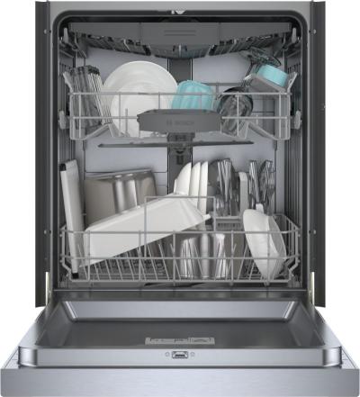 24" Bosch 100 Premium Dishwasher 60 cm Brushed steel anti-fingerprint - SHE5AEH5N