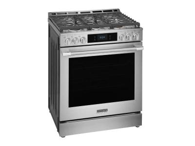 30" Frigidaire Professional Gas Range with Stone-Baked Pizza - PCFG3085BF