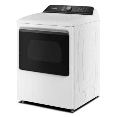 27" Whirlpool 7.5 Cu. Ft. Smart Gas Top Load Dryer with Steam Iron and AI Dry - WGD8509TW