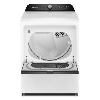 27" Whirlpool 7.5 Cu. Ft. Smart Electric Dryer with Steam Iron and AI Dry - YWED8509TW