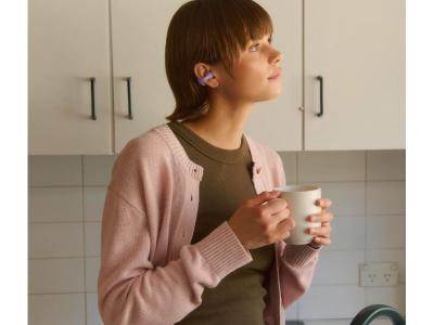 Sony LinkBuds Series LinkBuds Clip Wireless Headphones in Lavender - WFLC900/V
