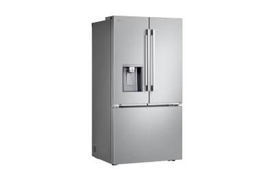 36" LG 26 Cu. Ft. Counter-Depth MAX French 3-Door Refrigerator with Ice and Water Dispenser - LF26WCH62S