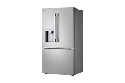 36" LG 26 Cu. Ft. Counter-Depth MAX French 3-Door Refrigerator with Ice and Water Dispenser - LF26WCH62S