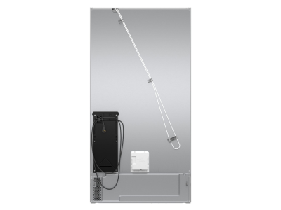 36" Bosch 500 Series French Door Bottom Mount Refrigerator in Black Stainless Steel - B36FD52SNB