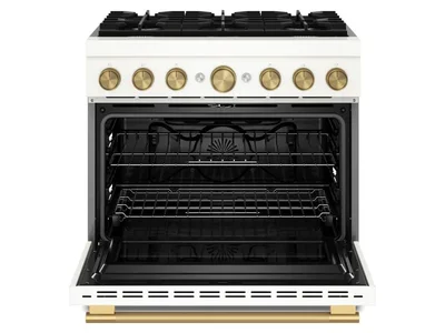 36" Kitchenaid 6 Burner Commercial-Style Dual Fuel Range - KFDS936SPL