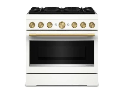 36" Kitchenaid 6 Burner Commercial-Style Dual Fuel Range - KFDS936SPL