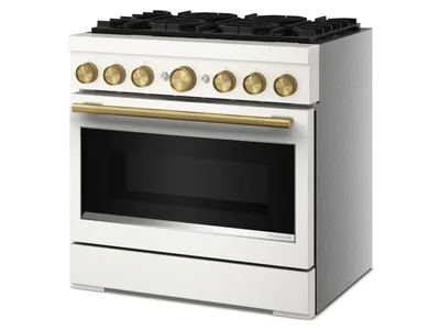 36" Kitchenaid 6 Burner Commercial-Style Dual Fuel Range - KFDS936SPL