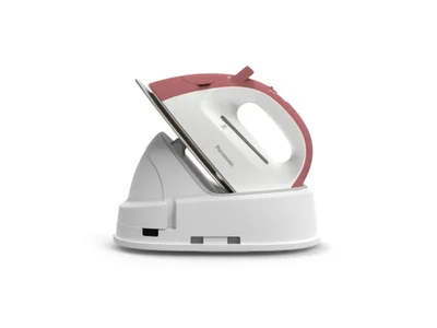 Panasonic 1400 W Mini Cordless Steam Dry Iron - NIQL300R (R)