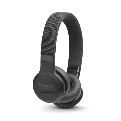 JBL Wireless On-Ear Headphones - Live 400BT (B)