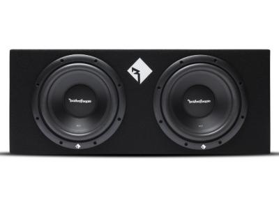 Rockford Fosgate Prime 400 Watt Loaded Enclosure With Dual 10 Inch Subwoofers - R1-2X10
