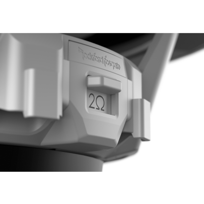 Rockford Fosgate DVC 4Ω Color Optix Infinite Baffle Marine Subwoofer in White - M2D4-10I