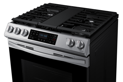 30" Samsung 6.0 Cu. Ft. Gas Range With Fan Convection In Stainless Steel - NX60T8311SS