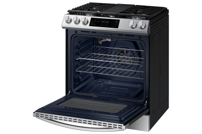 30" Samsung 6.0 Cu. Ft. Gas Range With Fan Convection In Stainless Steel - NX60T8311SS